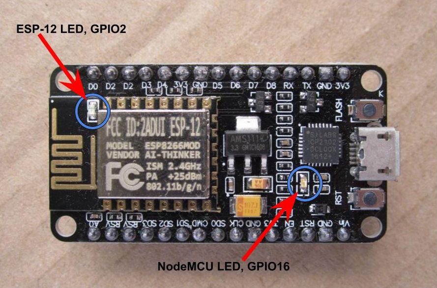 evne bungee jump astronaut Onboard LEDs? NodeMCU's got two! – Low voltage. Mostly harmless...
